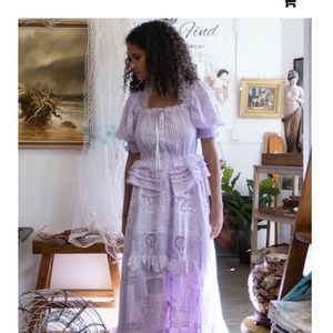 ISO fillyboo counting clouds dress xs in lilac